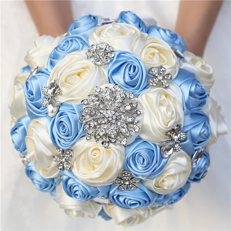 Light Blue Wedding Bouquet