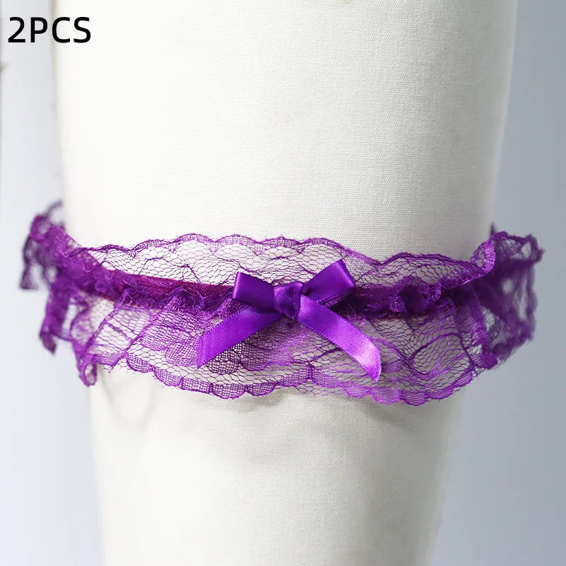 Bow Lace Bridal Toss Garter