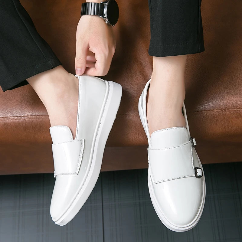 2026 British Style Shoes Style Men's Casual Shoes Business Dating Party Formal Shoes Fashion Trends Men Breathable Comfort Shoes