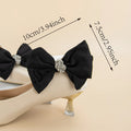 【1pair】shoe charms flower black designer charms for ladies heels shoe jewelry accessory for shoes woman buckle for bridal shoe