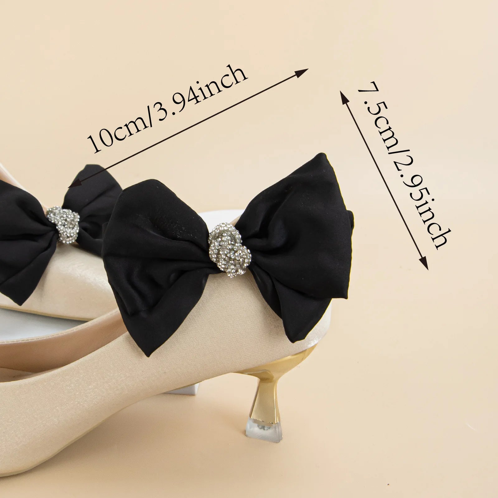 【1pair】shoe charms flower black designer charms for ladies heels shoe jewelry accessory for shoes woman buckle for bridal shoe