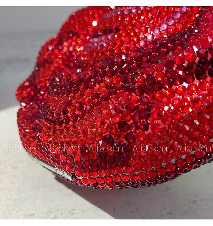 Rose-Shaped Flower Evening Clutch