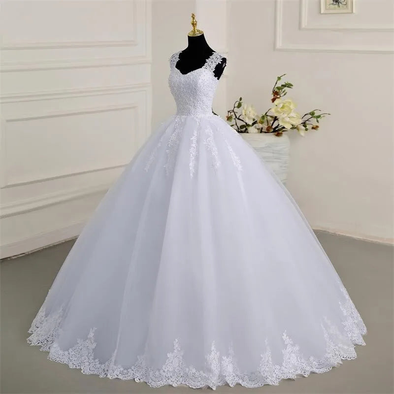Sweetheart Lace Ball Gown in Colour