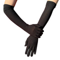 1/3/6 Pair Bridal Long Gloves Milk Silk Elastic Satin Dance Glove Elegant Wedding Festival Party Breathable Sunscreen Mittens