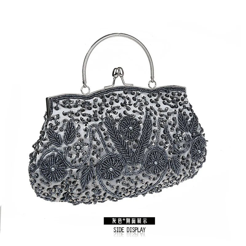 Beaded Retro Evening Clutch