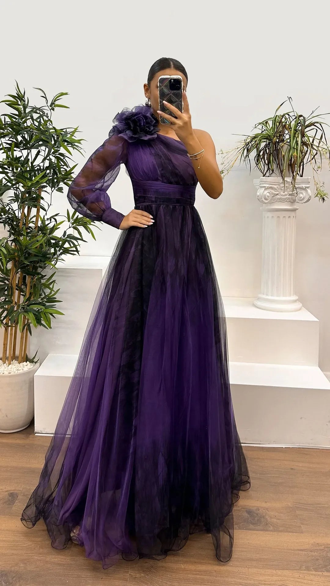 Women's Wedding Dress Spring Autumn New Sexy Off-shoulder Mesh Print Slit Casual Loose Party Prom Dresses For Women Robe Femal