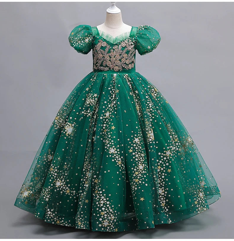 Mesh Princess Pageant Dress