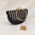 Pretty Rhinestone Clutch Evening Bag Women Wedding Party Purse Evening Banquet Round Bag European Exquisite Bridal Purse Para