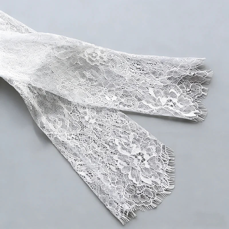 Fairy Long Black Lace Gloves Sexy Mesh Hollow Out Bridal Glove Thin Sunscreen Elbow Gloves Wedding Dress Photography Accessories