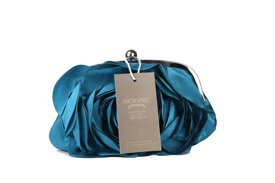 Fashion Flower Clutch Bag Women Wedding Handbag Bridal Clutch Purse Evening Dress Clutches Party Wallet Shoulder Chain Bag