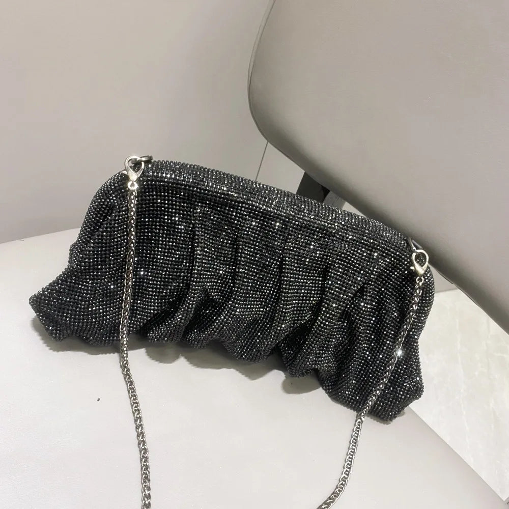 Rhinestone Crystal Evening Clutch