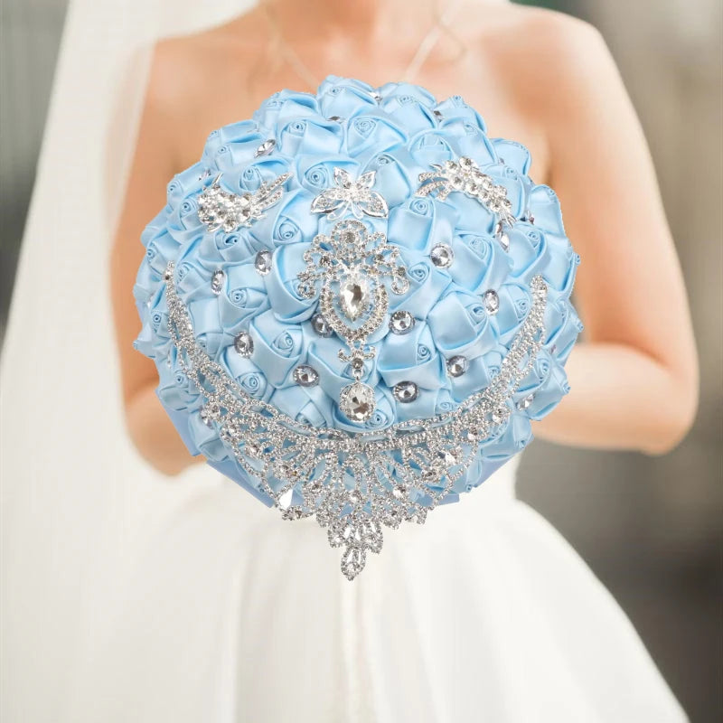 Light Blue Wedding Bouquet