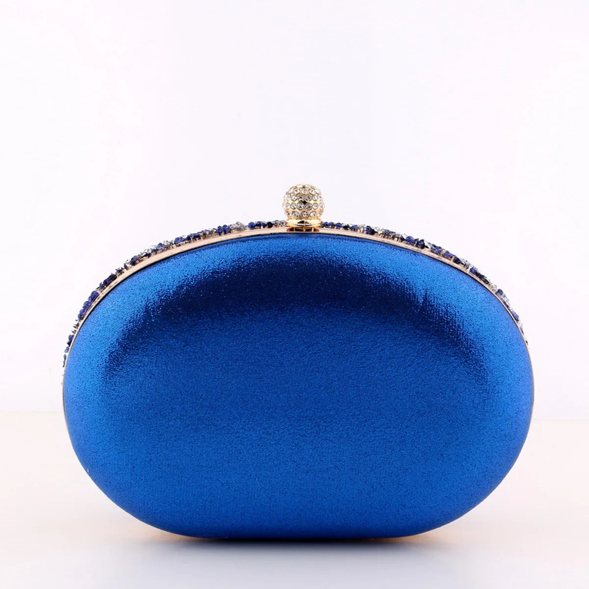 Flower Rhinestone Evening Clutch