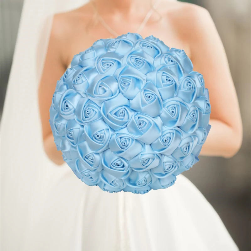 Light Blue Wedding Bouquet