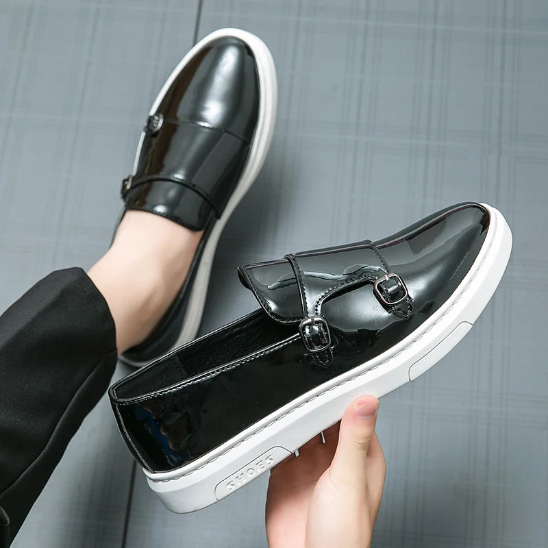 2026 British Style Shoes Style Men's Casual Shoes Business Dating Party Formal Shoes Fashion Trends Men Breathable Comfort Shoes