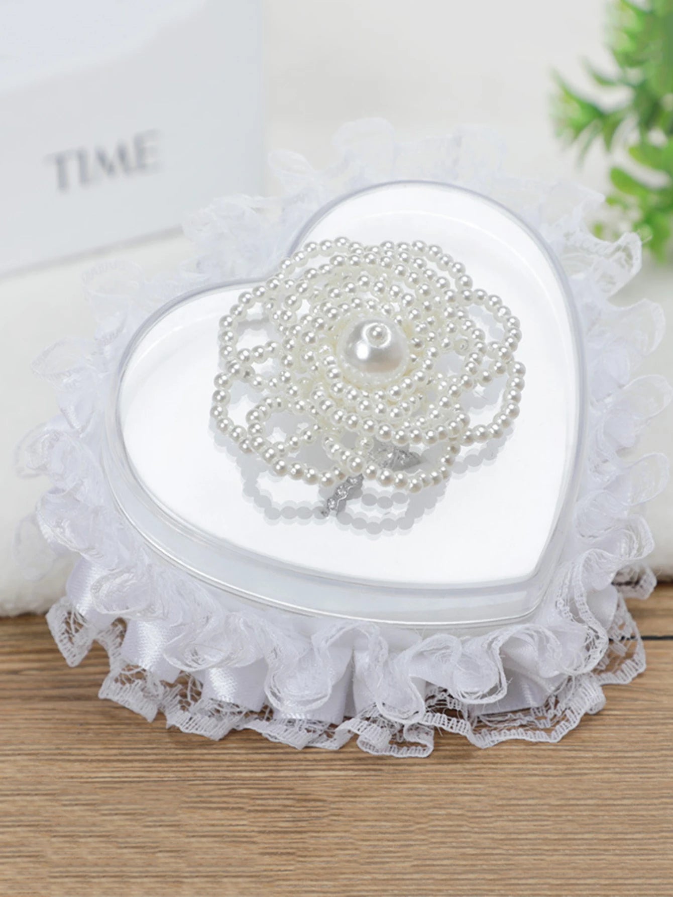 Wedding Flower Girl Ring Storage Box Jewelry Box Holiday Anniversary Proposal Ring Wedding Anniversary Gift for Girlfriend Wife
