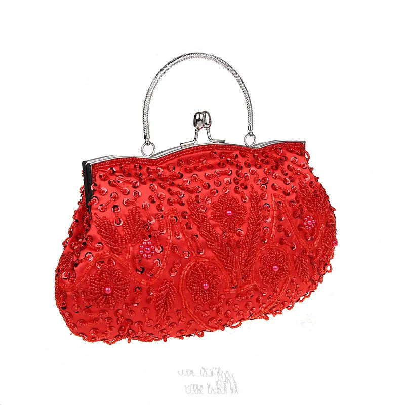 Beaded Retro Evening Clutch