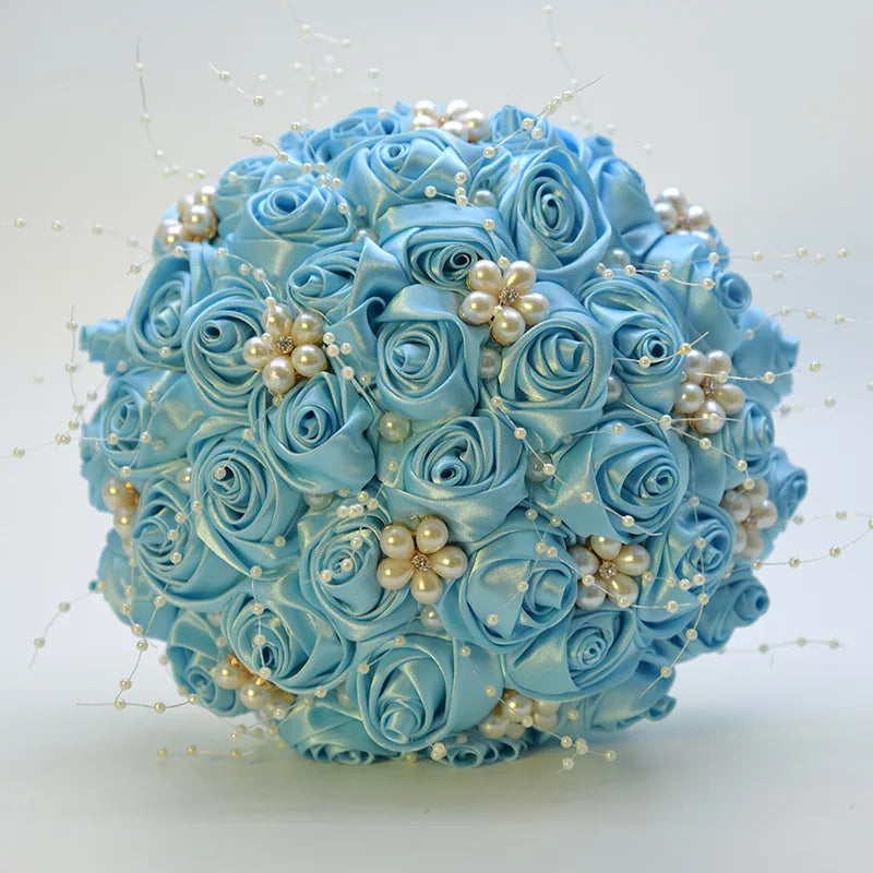 Light Blue Wedding Bouquet