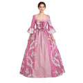18th Century Rococo Floral Dress Victorian Royal Princess Wedding Ball Gown Marie Antoinette Baroque Gothic Lolita Walking Costu