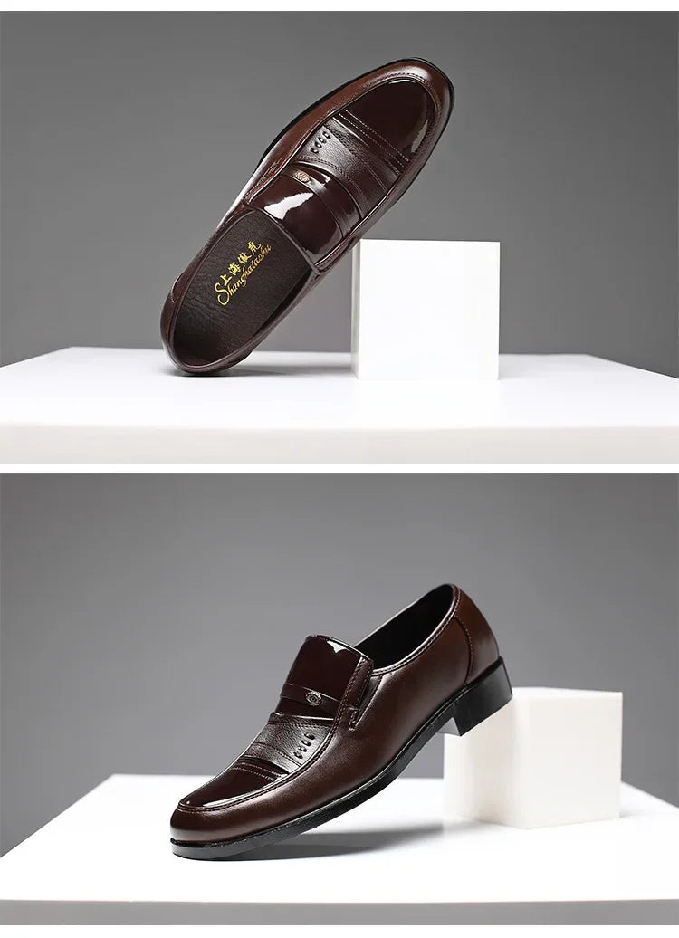 Oxford Shoes for Men Dress Shoes  Formal Shoes Fashion Round Toe Business Wedding  Dress  Men Designer  Loafers