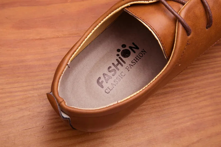 Elegant Leather Men Shoes Italian Formal Dress Male Footwear Luxury Brand Fashion Moccasins Office Working Oxford Shoes for Man