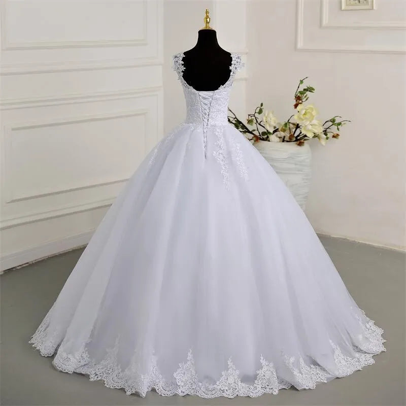 Sweetheart Lace Ball Gown in Colour