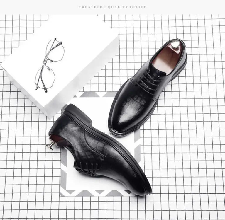 Spring Autumn New Men's Business Shoes Men's Formal Skin Shoes Casual Fashion Men Sneakers Social Elegant Trend Flat