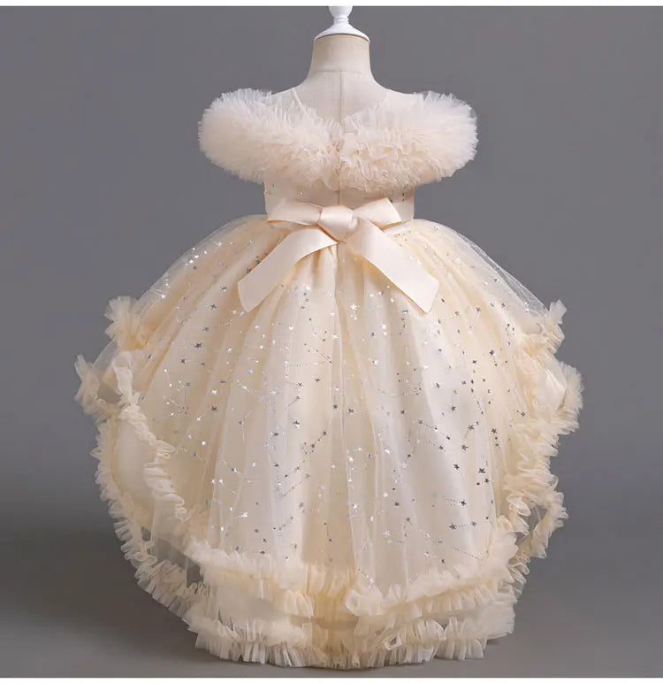 Sleeveless Lace Flower Girl Dress