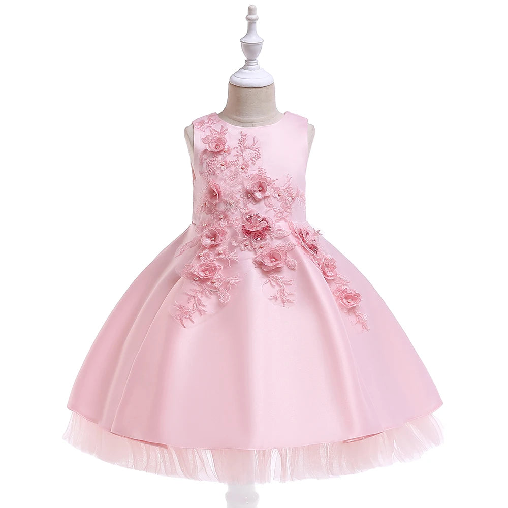 Embroidered Pageant Party Dress