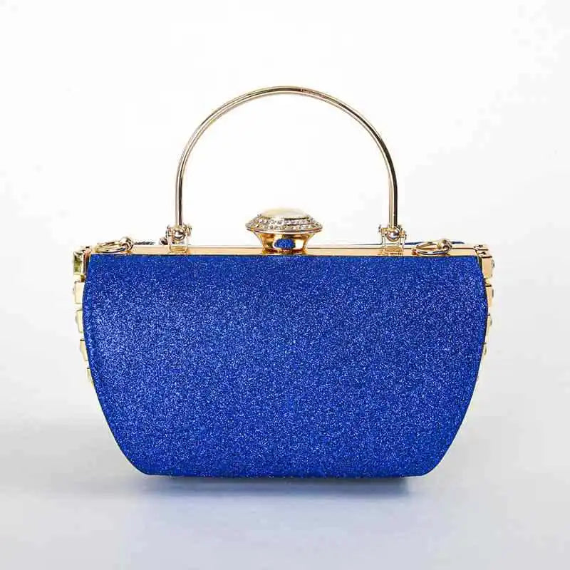 2024 New Arrival Flower Crystal Wedding Bridal Clutch Purse Luxury Designer Women's Dinner Party Cocktail Handbags Diamond Bags