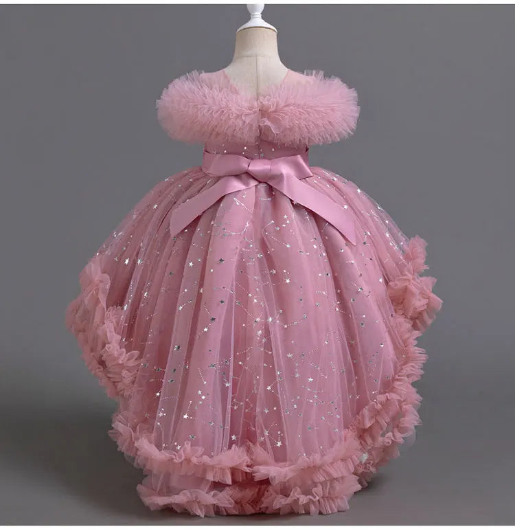 Sleeveless Lace Flower Girl Dress
