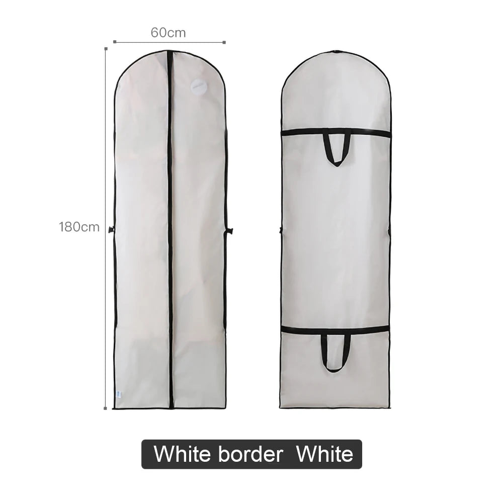 Wedding Dress Cover for Bridal Robe Garment Coat Storage Protective Waterproof Dustproof Storage Organize Cover Bag Case Pouch