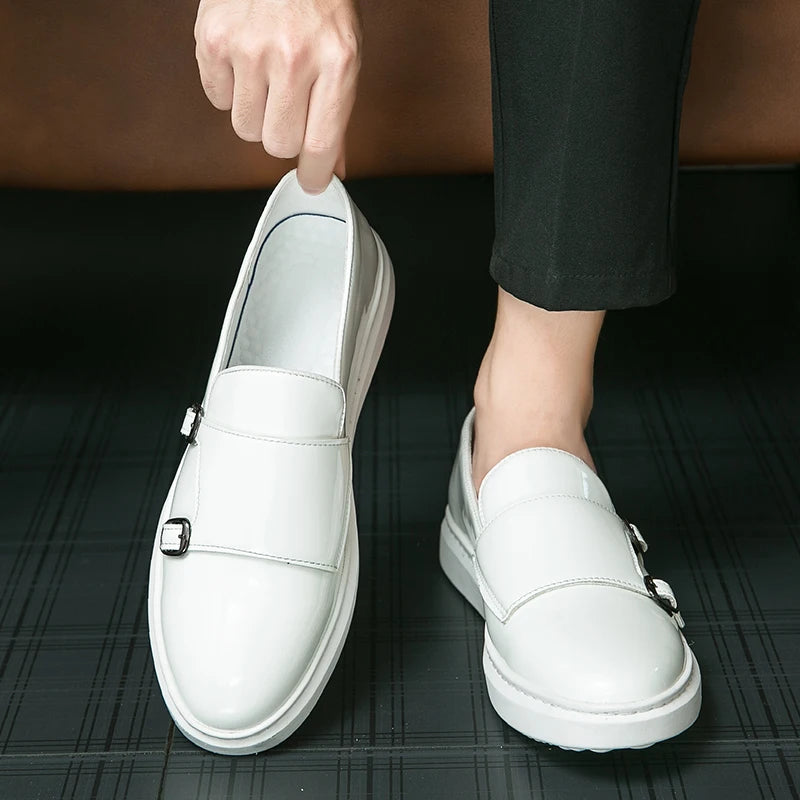 2026 British Style Shoes Style Men's Casual Shoes Business Dating Party Formal Shoes Fashion Trends Men Breathable Comfort Shoes