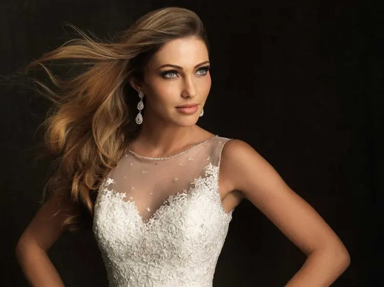 New Vestidos de Novia Vintage Ball Gown Tulle Wedding Dress 2020 Princess Quality Lace Wedding Bride Dress