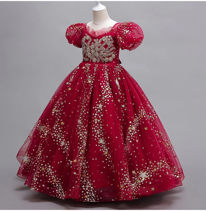Mesh Princess Pageant Dress