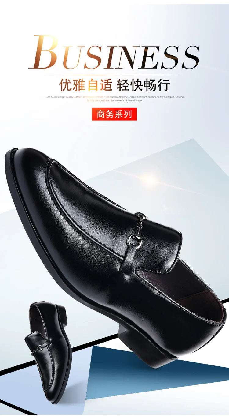 Office Shoes Men Classic Loafers Men Formal Shoes Brand Dress Shoes Men Elegant Sepatu Slip on Pria Zapatos De Hombre Ayakkabi