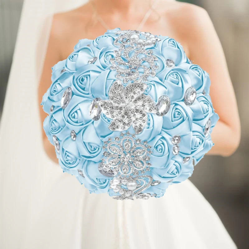 Light Blue Wedding Bouquet