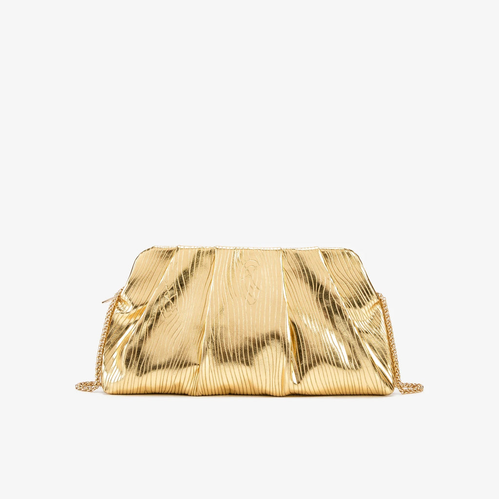 Golden Designer Evening Clutch