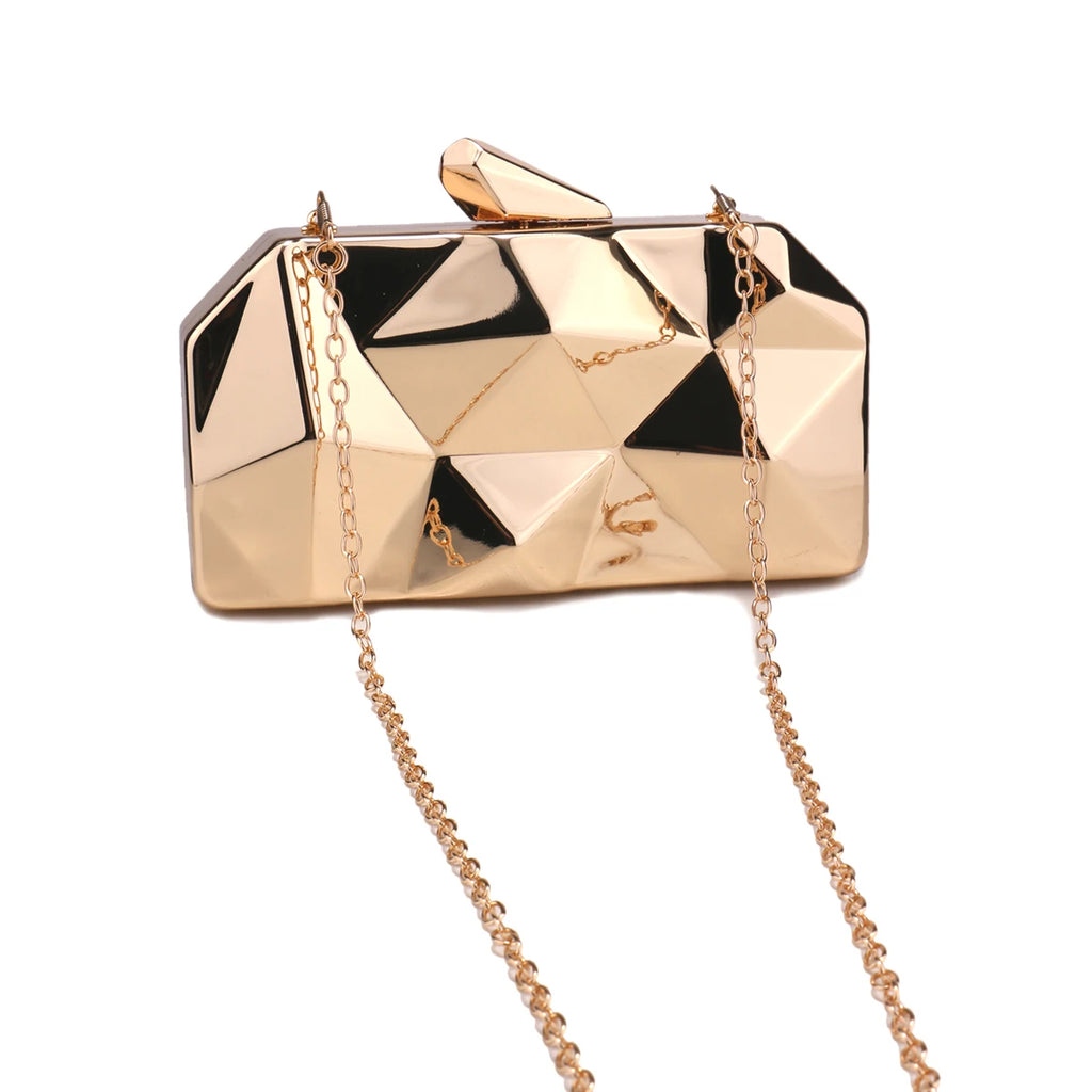 Fashion Silver Clutch Mini Bridal Purse For Wedding Bridal Metal Party Perfect Dinner Banquet Best Gift For Women Bags