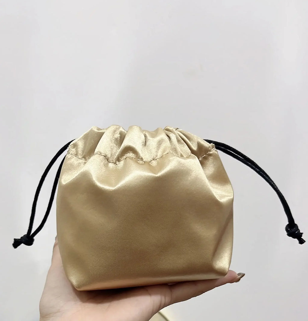 3D Floral Soft PU Leather Women Small Bucket Handbag Wedding Purse Dress Party Evening Bridal Clutch Bag