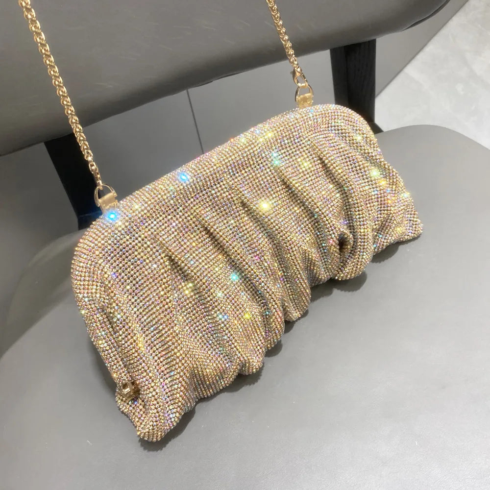 Rhinestone Crystal Evening Clutch