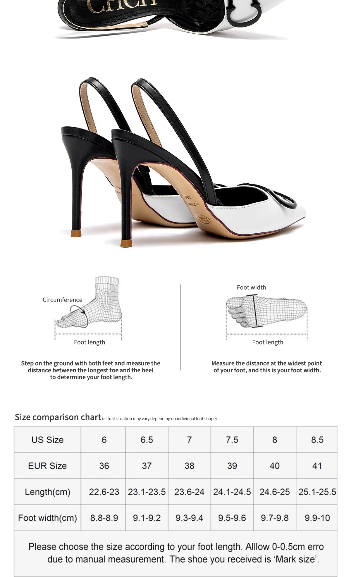 Strappy Closed-Toe Bridal Heels
