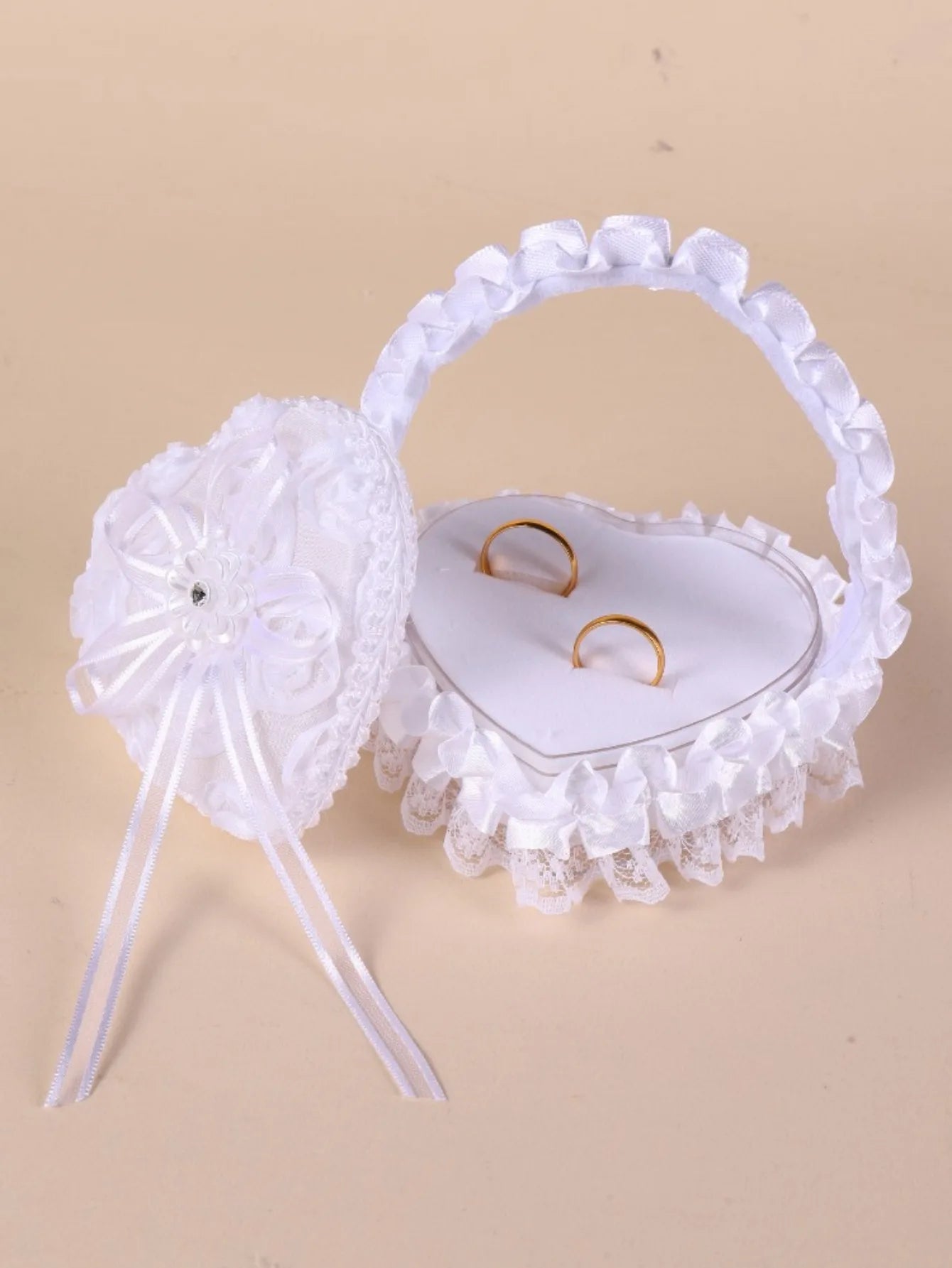 Wedding Flower Girl Ring Storage Box Jewelry Box Holiday Anniversary Proposal Ring Wedding Anniversary Gift for Girlfriend Wife