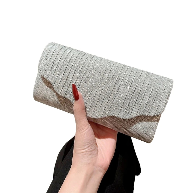 THINKTHENDO Popular Women's Evening Shoulder Bag Bridal Clutch Party Prom Wedding Envelope Handbag New
