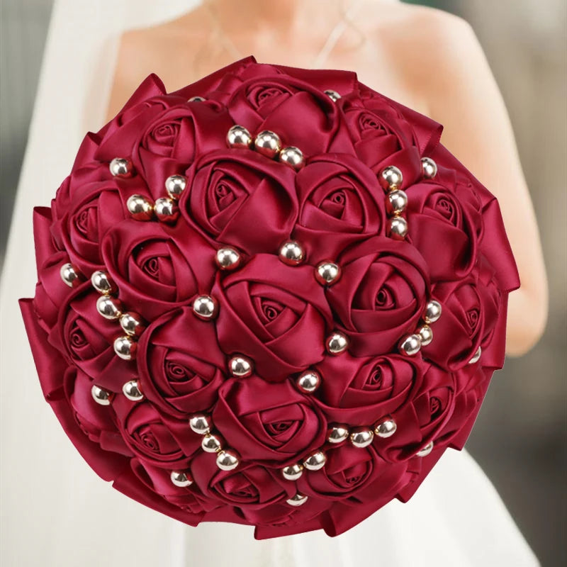 Pink Wedding Bouquet Bridesmaid Bridesmaid Holding Flowers