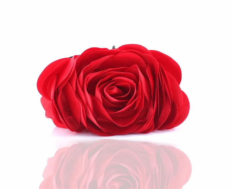 Fashion Flower Clutch Bag Women Wedding Handbag Bridal Clutch Purse Evening Dress Clutches Party Wallet Shoulder Chain Bag