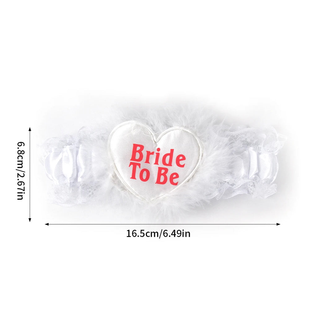Wedding Garter for Bride To Be Leg Circle Ring Bachelorette Party Lace Legs Garter Hen Party Wedding Decor Bridal Shower Wear