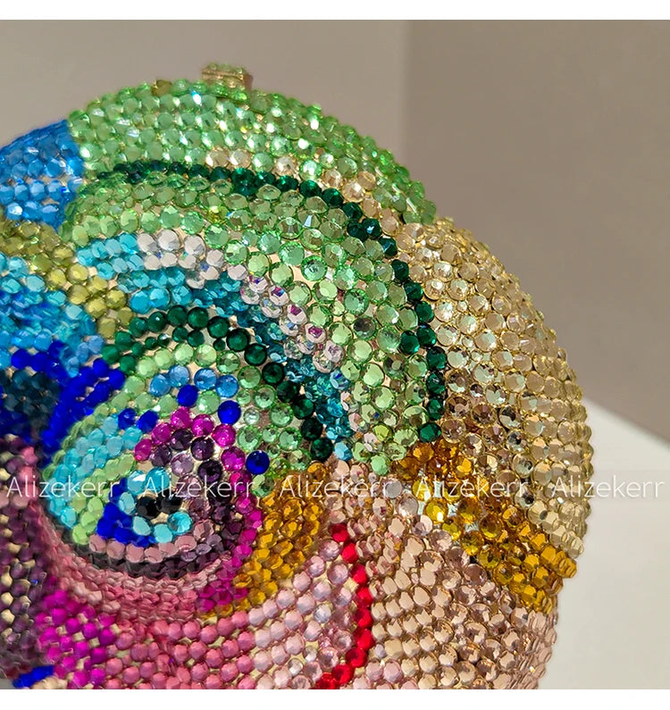 Rose-Shaped Flower Evening Clutch