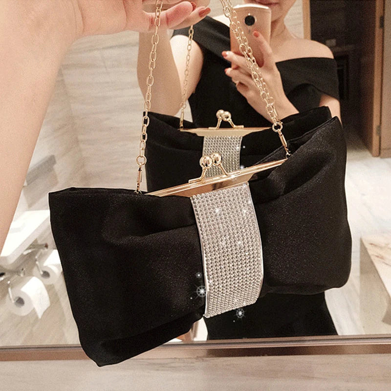 Crystal Butterfly Dinner Clutch