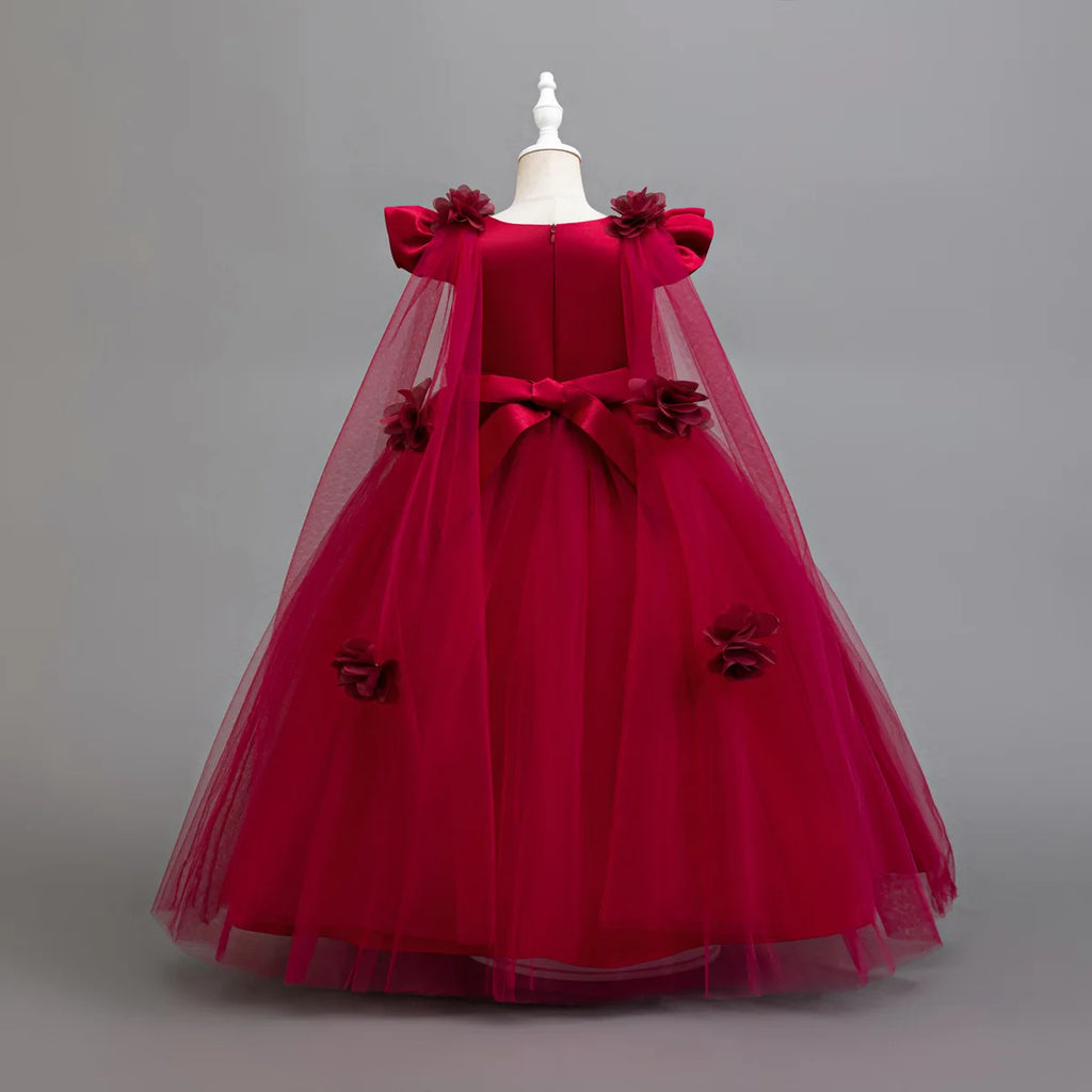 Tulle A-Line Girls' Party Dress